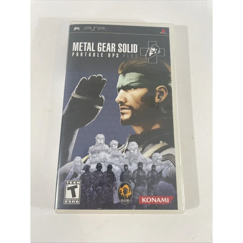 Metal Gear Solid: Portable Ops Plus (Sony PSP, 2007) Case & Manual Only No Game